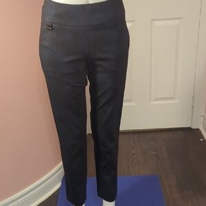 LISETTE Navy Pull-on Ankle Pants